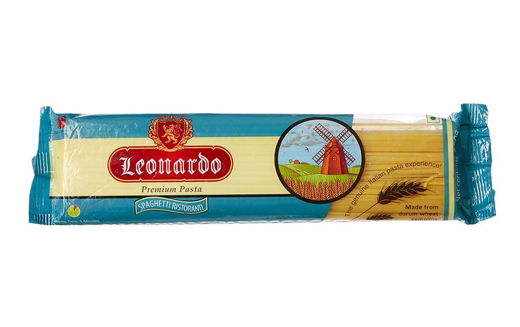 Leonardo Premium Pasta Spagheti Ristoranti   Pack  500 grams